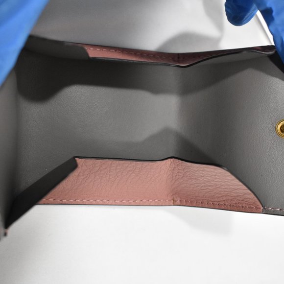 NWT Burberry pink Small Square Leather key chain coin case charm wallet - Picture 7 of 12